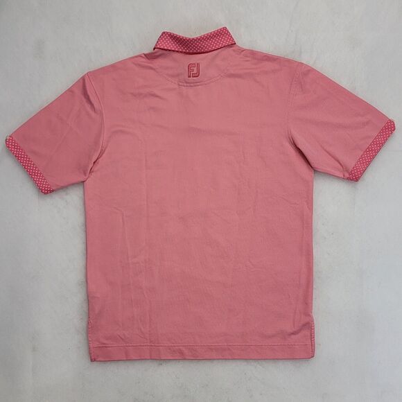 FootJoy Performance Golf Polo Pique 4-Way Stretch Breathable Size M Pink Mens - Picture 6 of 16